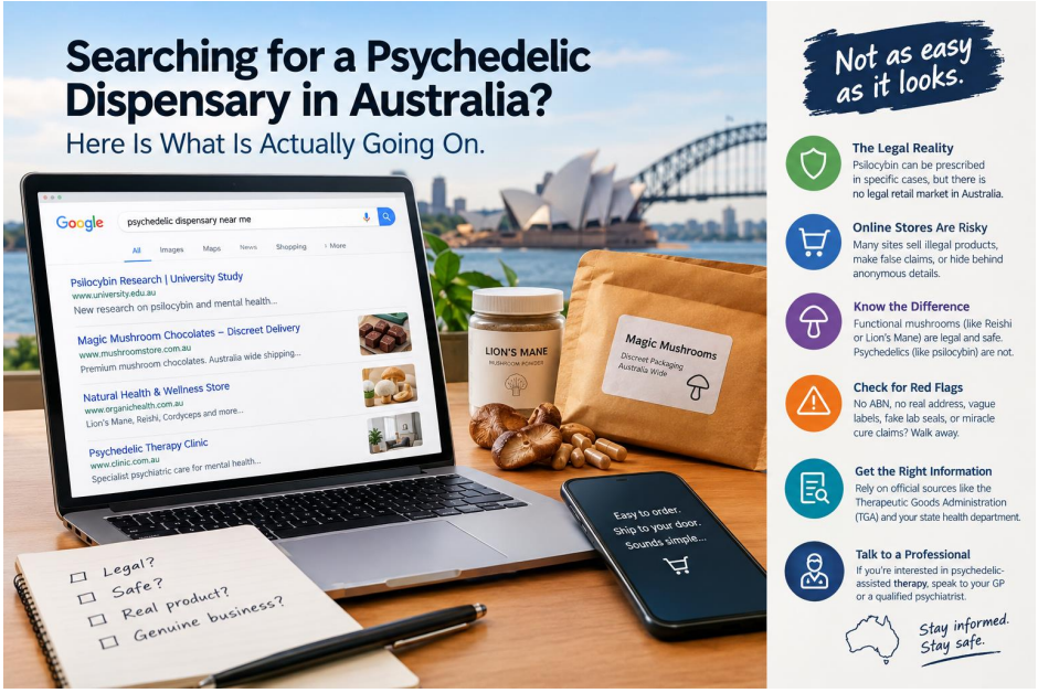 Searching for a Psychedelic Dispensary in Australia?